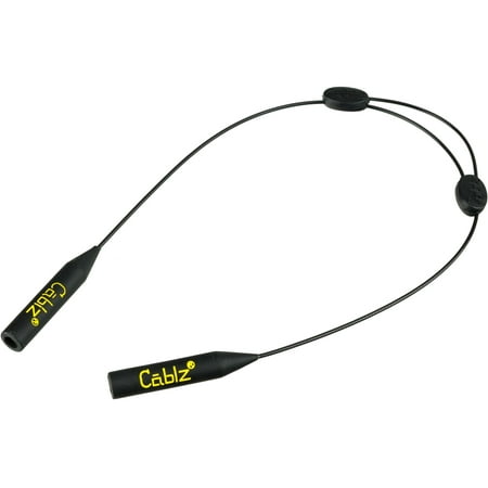 Cablz Eyewear Retainer, Zipz, Black, 14 in, Adult, Unisex