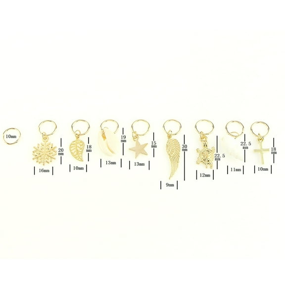 LEORX 50pcs Fashion Hair Accessories with Golden Details for Women and Girls