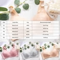 thumbnail image 3 of NIEWTR Bras for Older Women New Front Snap Bras for Seniors, Bra for Women Front Closure No Underwire Bra(Beige,XL), 3 of 8