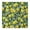 Yellow Lemon Flowers, variant on Yellow Lemon Fruit Branches White Pattern Square Fitted Tablecloth with Elastic Edge,Square Table Cover,Washable Elastic Table Cover for Home Kitchen Party Decor 34"x34"