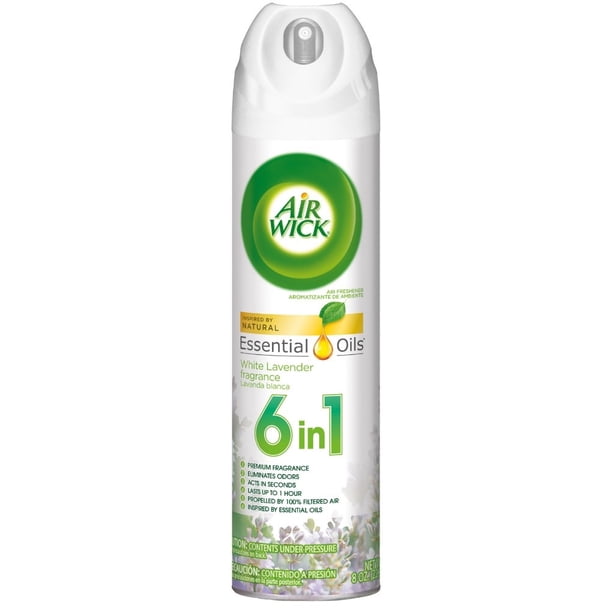4 Pack Air Wick Air Freshener Room Spray, White Lavender, 8 Ounce