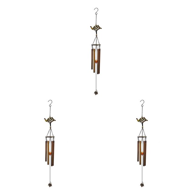 Campanilla de viento Advancent metal Adorno colgante patrón de pavo real
