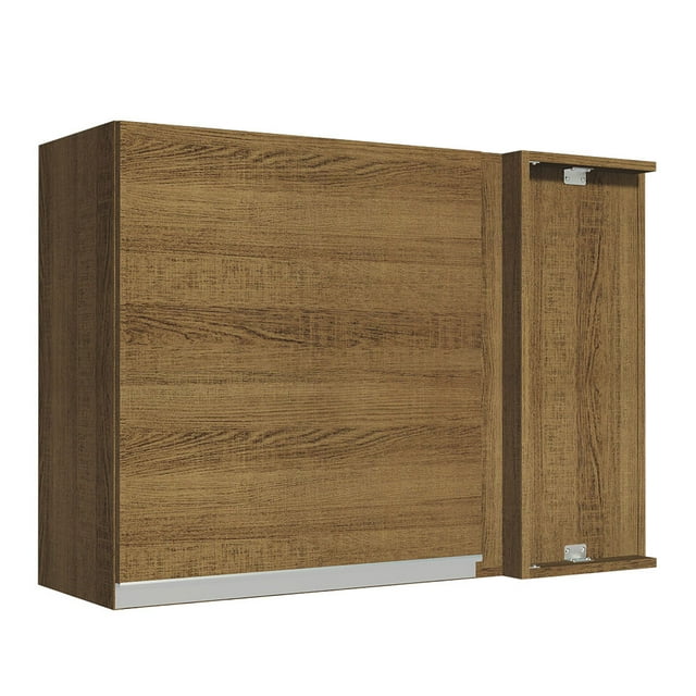 Alacena de Esquina Madesa Glamy 1 Puerta Marrón