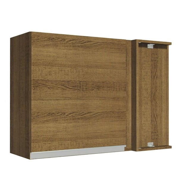 Alacena de Esquina Madesa Glamy 1 Puerta Marrón