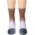 thumbnail image 1 of Maoww Animal Feet Pattern Stimulation Children Kid Mid Calf Long Socks Unisex Funky Socks, 1 of 9