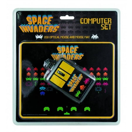 Space Invaders Computer Mouse and Pad Space Invaders Computer Mouse and Pad