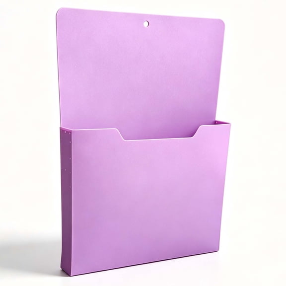 Magnetic File Holder for Refrigerator, Wall Mount Letter Organizer with Strong Magnets, for Mail Letter Paper 