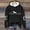 Black, variant on TZZQ Heartbeat Horse Sweatshirt for Women Cute Western Horses Fleece Lined Hoodies Long Sleeve Graphic Pullover Hoodie Soft Cozy Fleece Sports Tops Winter Warm Streetwear Sweatshirt Black S