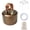 Coffee, variant on Self-Pressurizing Alcohol Stove Kit, High-Efficiency Vaporizing Spirit Burner for Camping & Bushcraft, Pro-Grade Purple Copper Jet Flame Stove with Stand & Storage Bag