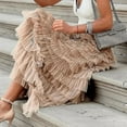 thumbnail image 4 of Tiered Elastic Waist Tulle Maxi Skirt, 4 of 5