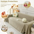 thumbnail image 5 of ANMINY Velvet Sofa Slipcover Stretch Couch Cover 1/2/3/4 Seater All-inclusive Protector, 5 of 8