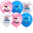 thumbnail image 4 of Juego de globos de látex de 12 pulgadas de Disney Lilo y Stitch para fiestas de cumpleaños de niños y niñas, decoraciones para fiestas de baby shower, juguetes para niños y suministros, 4 of 5
