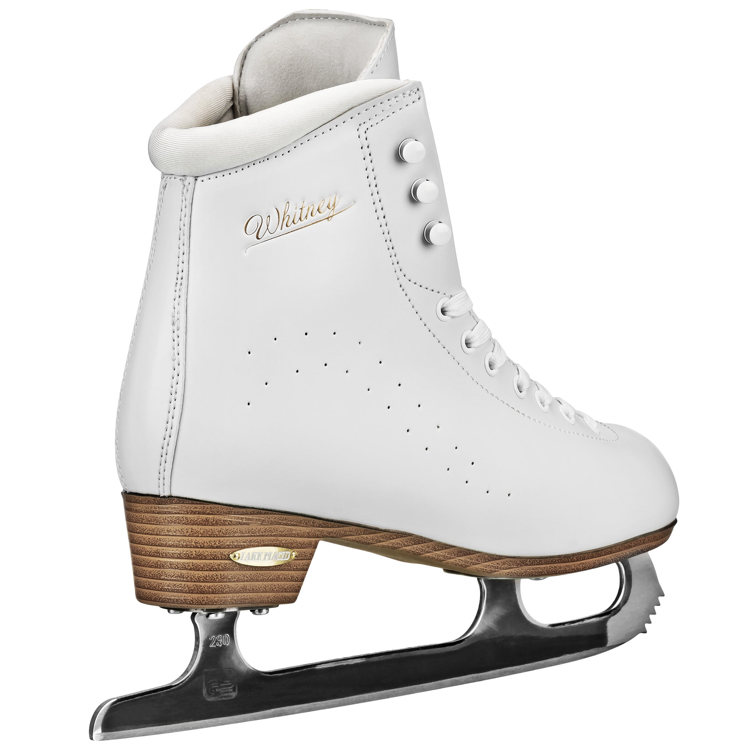 Lake Placid Whitney Women's Traditional Figure Ice Skate White size 8