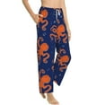 thumbnail image 2 of Fotbe Octopus Women's Pajama Pants,Sleepwear Pants,Pj Bottoms Drawstring And Pockets-Medium, 2 of 9