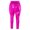Hot Pink, variant on YONGHS Kids Girls Shiny Metallic Hip Hop Street Dance Harem Pants Trouser Black 5-6