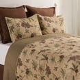 thumbnail image 2 of 26" x 26" Brown Cotton Euro Sham - Machine Washable, 2 of 3