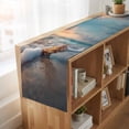 thumbnail image 6 of Table Runners 90 Inches Long Dress Scarves, Beach Conch Farmhouse Coffee/Dining/Kitchen Table Runner for Living Room, Sunset Ocean Waves Seaside Sky Seashell 13x90 Inch, 6 of 9