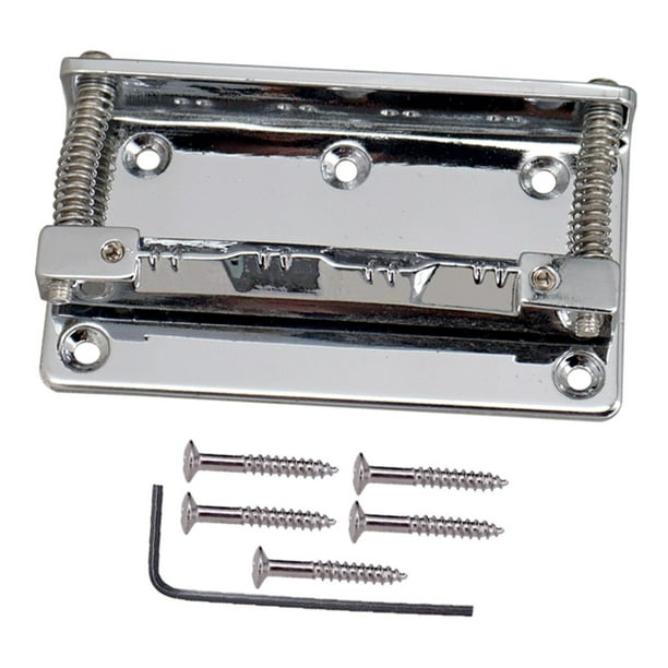 Zinc Alloy Mandolin Tailpiece Bridge for Mandolin 8 Loop End String ...