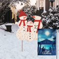 thumbnail image 2 of Merry Christmas Garden Flag Holy Night 12 X 18 Double Sided Vertical Small Yard Flags for Winter Garden Yard Decorations on Christmas Day, Seasonal Outdoor Flag, 2 of 6