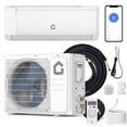 thumbnail image 7 of Ductless Mini Split Air Conditioner & Heat Pump, 9000 BTU, 20 SEER2, WiFi Remote Control, Complete Installation Kit, 208-230V, Cools 450 Sq.Ft, 7 of 7
