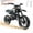 Black, variant on 50cc 2-Stroke Mini Dirt Bike Pit Bike, Off-Road Motorcycle with Pull Start, Chain Drive, Front and Rear Disc Brakes, Shock Absorbers, 15-Inch Tires, 190 Lbs Max Load, Beginner Trail Bike