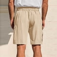 thumbnail image 6 of QATAINLAV Mens Golf Shorts 10" Hiking Cargo Shorts for Dress Casual Work with Pockets Summer Business Outfits Beige L, 6 of 8
