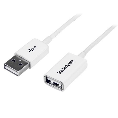 UPC: 0065030851237 | Startech.com 3m White 2.0 Extension Cable Cord – A To A – Male To Female Cable – 1x A (m)  1x A (f) – White  3 Meter (usbextpaa3mw) – Extension Cable – (f) To (m) – Usb