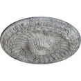 thumbnail image 3 of Ekena Millwork 11 1/4"OD x 1 1/8"P Linus Ceiling Medallion, Hand-Painted Ultra Pure White Crackle, 3 of 6