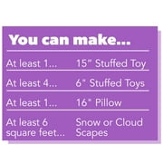 Poly-Fil Ultra Plush Super Soft Polyester Fiberfill Stuffing, 12oz Bag, by Fairfield