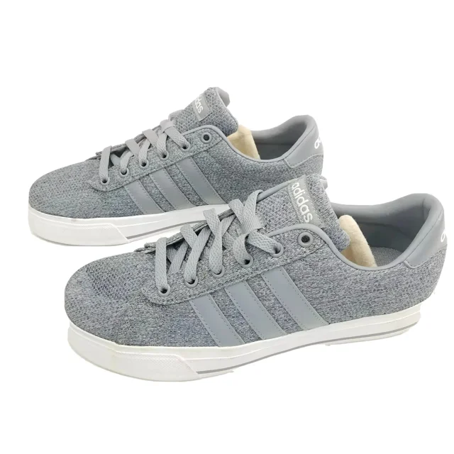 Ad-id-as Neo Daily Low Casual Shoes Gray Lace Up Comfort Sneakers Mens Size 6.5