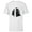 White, variant on Star Wars Darth Vader Helmet in Windswept Lines - Short Sleeve T-Shirt for Kids - Customized-White