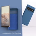 thumbnail image 5 of for Google Pixel 6 Pro Case, Thin TPU Cover with Soft Interior Anti-Scratch Slim Fit Flexible Phone Case for Pixel 6 Pro 2021 - Blue, 5 of 13