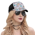 thumbnail image 5 of Lsque Unicorn DoingYoga Printed Trucker Hat - Baseball Cap for Men Women - Breathable Mesh Side, Adjustable Fit - for Casual Wear, 5 of 7