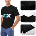 thumbnail image 6 of Spain Vox Hip-hop Men's Cotton Short Sleeve HD Print Tee for Casual T-Shirt Crew Neck Top Black L, 6 of 7