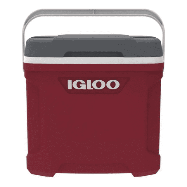 Hielera 30 Qt Latitude Roja Industrial 41 Latas Igloo Color Bordó