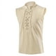 thumbnail image 3 of pstuiky Camisetas sin mangas, Top de verano para hombre, ajustado, con tirantes, color liso, manga corta, sin mangas, cuello alto Tops elegantes para mujer l, 3 of 8