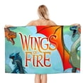 thumbnail image 1 of Alas de Fuego Toalla de playa de secado rápido con diseño temático, regalo para mujeres y niñas, ideal para cumpleaños, fans, amantes de la música, uso en la playa o al aire libre, 78 × 180 cm, 1 of 6