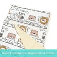 thumbnail image 3 of JumpOff Jo Standard Toddler Nap Mat Sleeping Bag for Preschool, 43 x 21 in - Zoo Train, 3 of 6