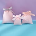 thumbnail image 4 of ZheElen Bag Bowknot Pouches Drawstring Packaging Storage Pendant Gift Birthday Light Pink 7*9cm 1Set, 4 of 6