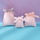 thumbnail image 5 of Matsuzay Bolsa Bowknot Bolsas Cordón Organizador de embalaje Almacenamiento Pendientes Colgante Regalo de boda Portátil de moda Almacenamiento y organización del hogar Rosa claro 6*13cm, 5 of 6