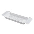 thumbnail image 2 of Multipurpose Bathtub Tray Adjustable Length Bathtub Organizer Tray Storage White, 2 of 8