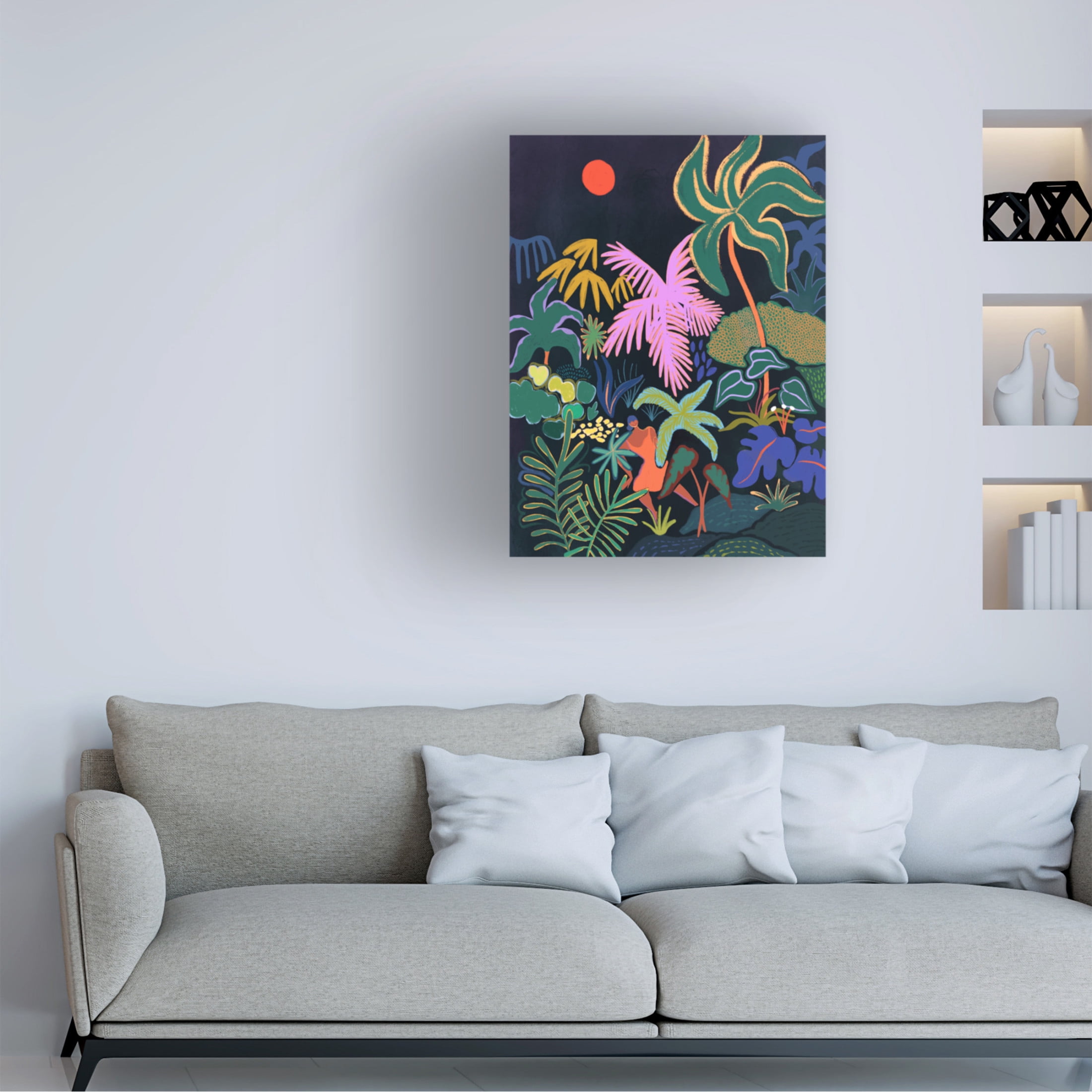 Trademark Fine Art Arty Guava Lost No2 Canvas Wall Art