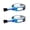 blue, variant on A Pair of Safety Cycling Trousers Strap, Bicycle Ankle Leg Strap, Bike Reflective Wrist Ankle Bind, Leg Bands for Cycling Jogging Running Gear, Reflective Elastic Cycling Ankle Bands(Orange)