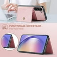 thumbnail image 4 of Case for Samsung Galaxy A54 5G 2023, Detachable Magnetic Wallet Card Cash Slot Case Cover Support Wireless Charging Functional Kickstand Compatible with Samsung Galaxy A54 5G 2023 (Pink), 4 of 15