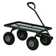 thumbnail image 1 of Outsunny Chariot de Jardin Robuste, Capacité de 330 Lb, Noir, 1 of 9