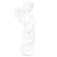 thumbnail image 5 of Estatua de ángel bebé, color blanco, 10,8 pulgadas de alto, tallada a mano, detalles ricos, figura de querubín de resina duradera para jardín, familia y oficina, 5 of 5