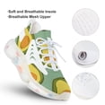 thumbnail image 3 of Avocados, Green Walking Shoes for Men Woman Lightweight Tennis Fashion Elastic Sports Shoes Cushion Basketball Shoes, 3 of 7