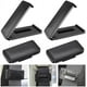 thumbnail image 1 of clips ajustables para cinturón de seguridad ABS, ajustador duradero, bloqueo universal para cinturones de seguridad de coche para niños y adultos, color negro., 1 of 5