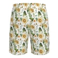 thumbnail image 6 of Naloa Watercolor Bright Sunflowers Men's Beach Shorts, Surfing shorts, Swim trunks, Quick Dry Swim Trunks for Surfing Beach Fun - X-Large, 6 of 9