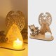 thumbnail image 2 of Adorno de vela de navideño Mecedora de madera Tealight Regalo Pérdida de un ser querido Decoración Vela de Ángel Sunnimix Vela de recuerdo, 2 of 7